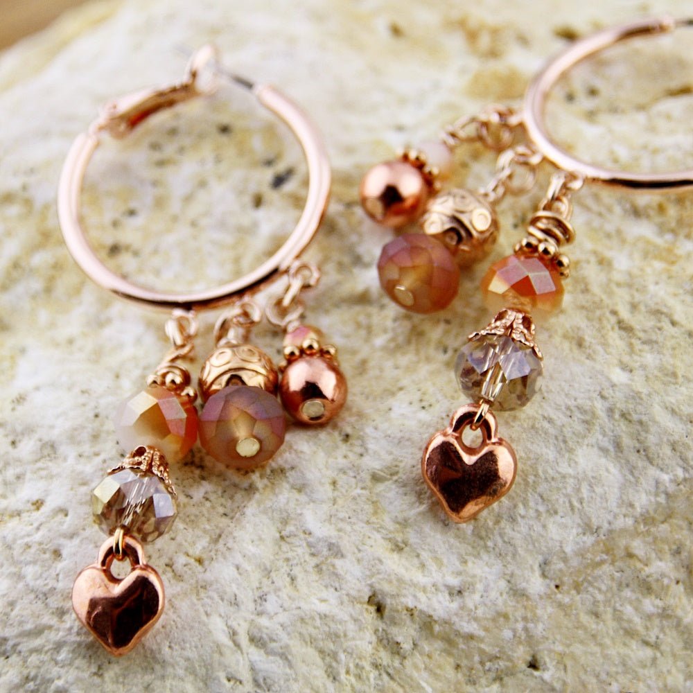 Oorringen Trio Rosa Criolla - HanneHaves