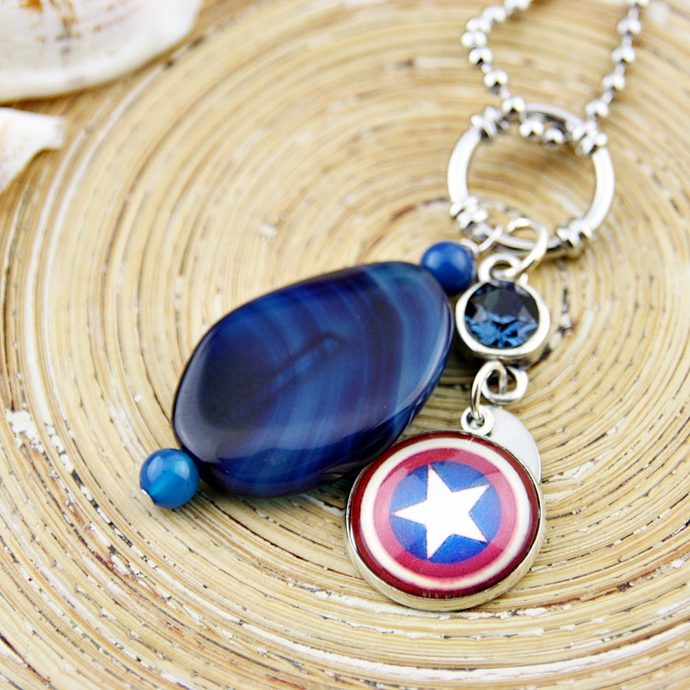 Lange ketting Blue Star