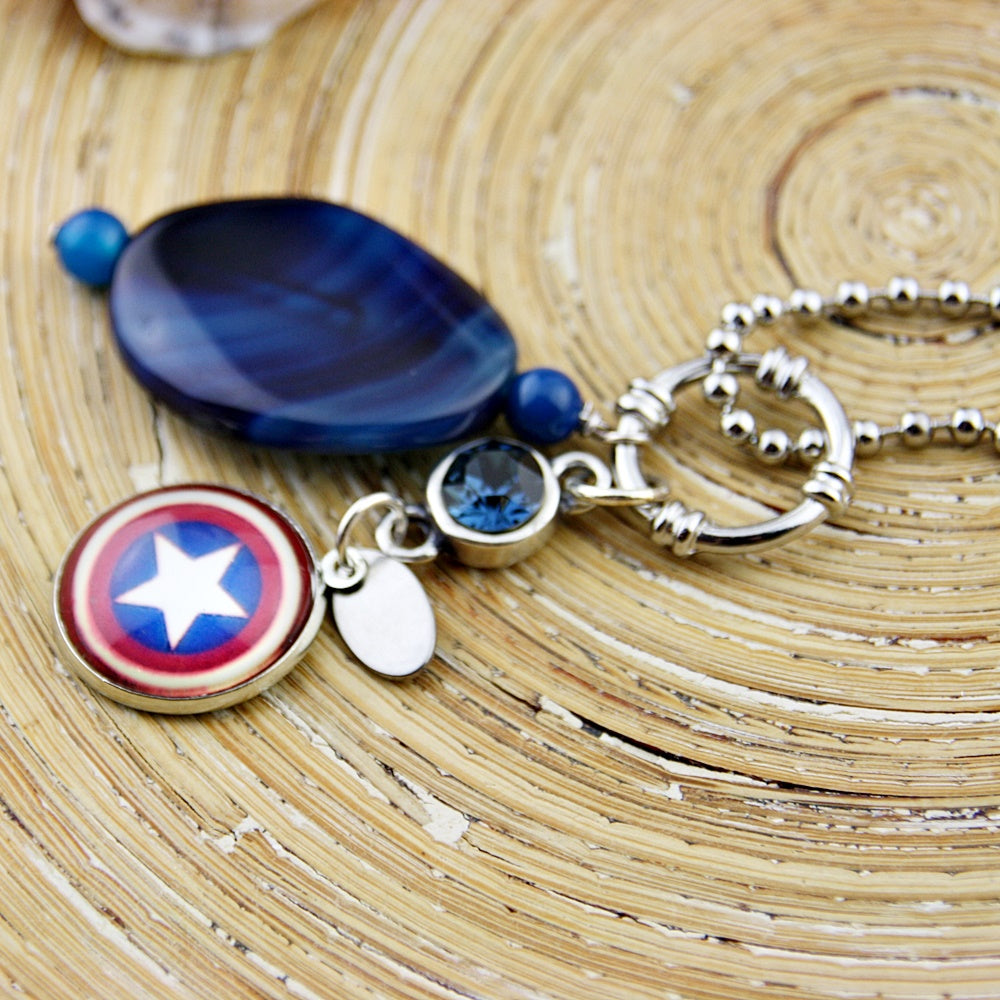 Lange ketting Blue Star