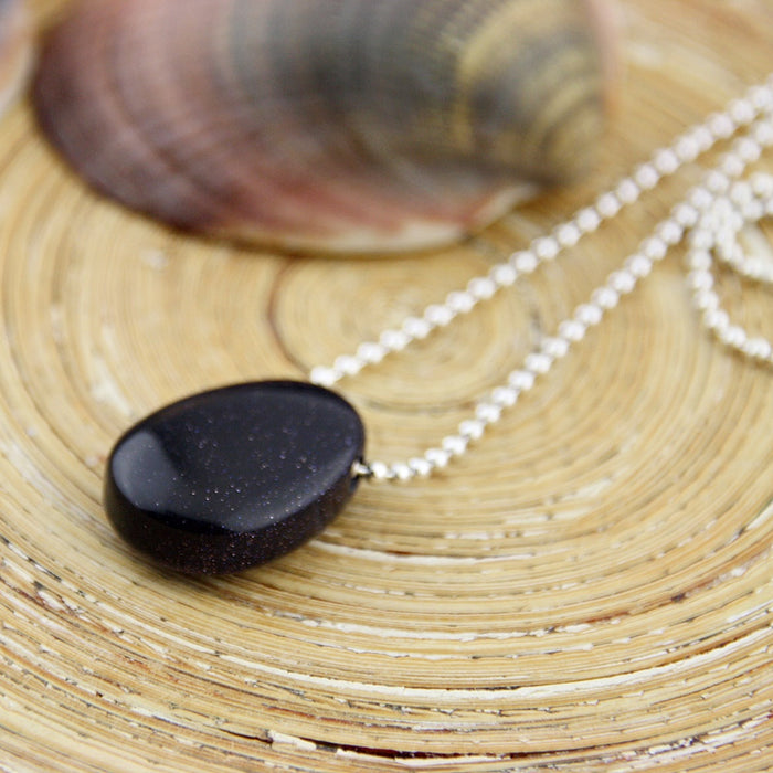 Lange ketting Simple Stones