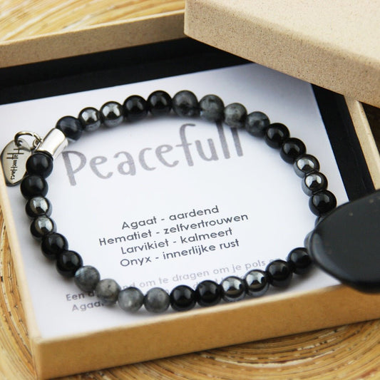 Happy bracelet: Peacefull - HanneHaves