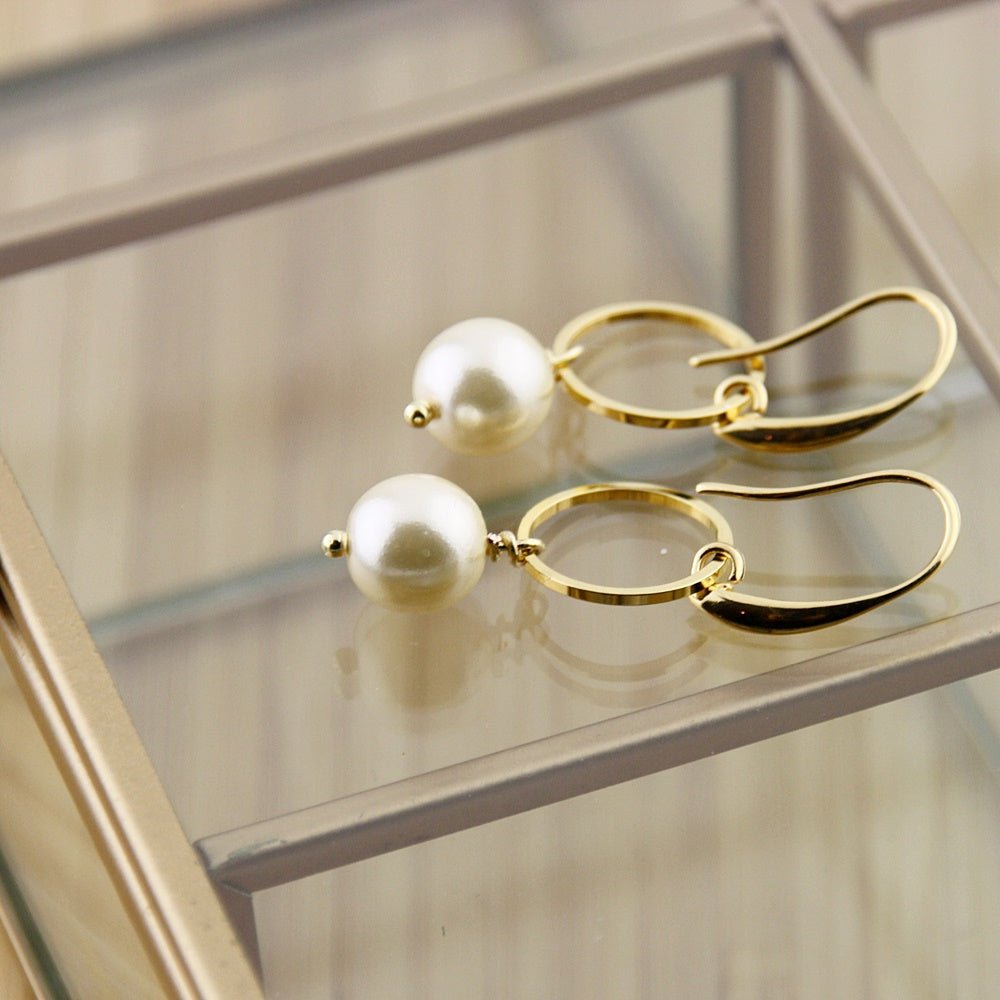 Oorbellen Loops Pearl - HanneHaves