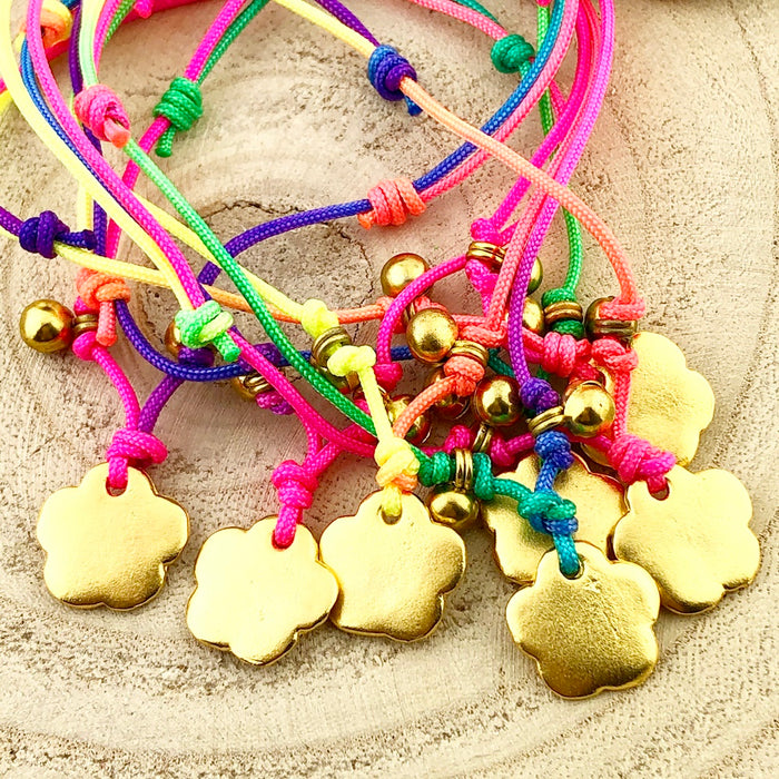 Enkel bandje: Rainbow Flowera