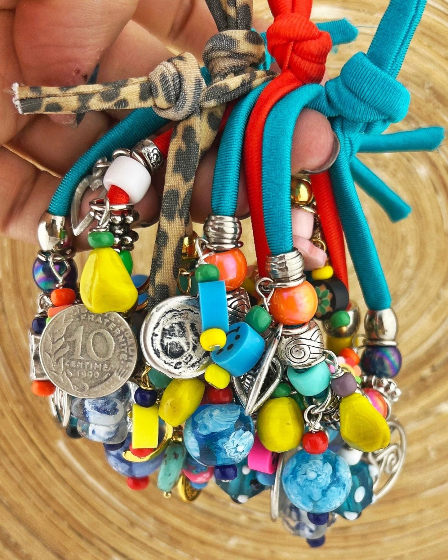 Armbandje Ibiza Bedels Turquoise - HanneHaves