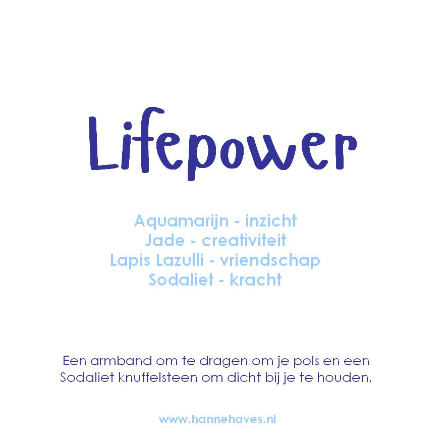 Happy bracelet: Lifepower