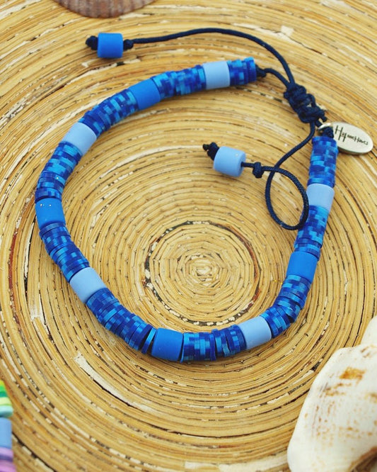 Armband Katsuki blauw groen - HanneHaves