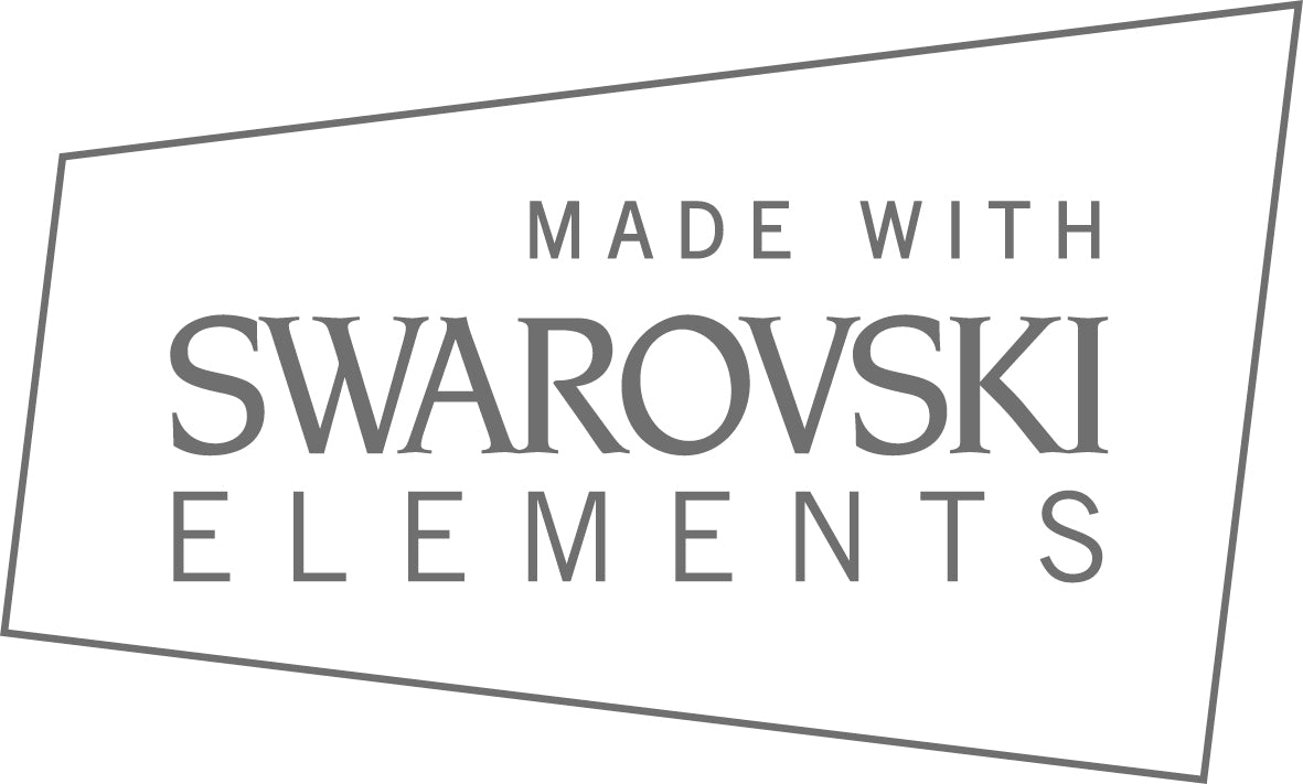 Oorbellen Swarovski Paars goud