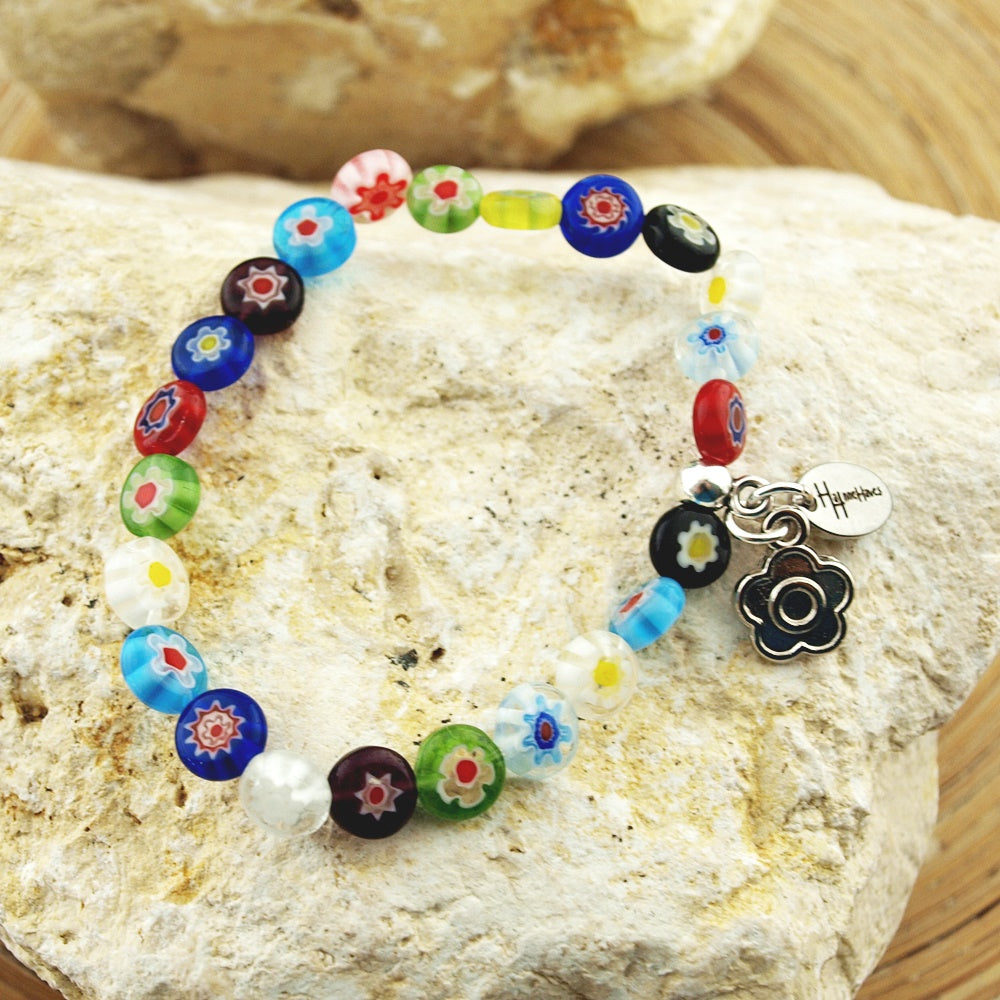 Armband Millefiori Disco