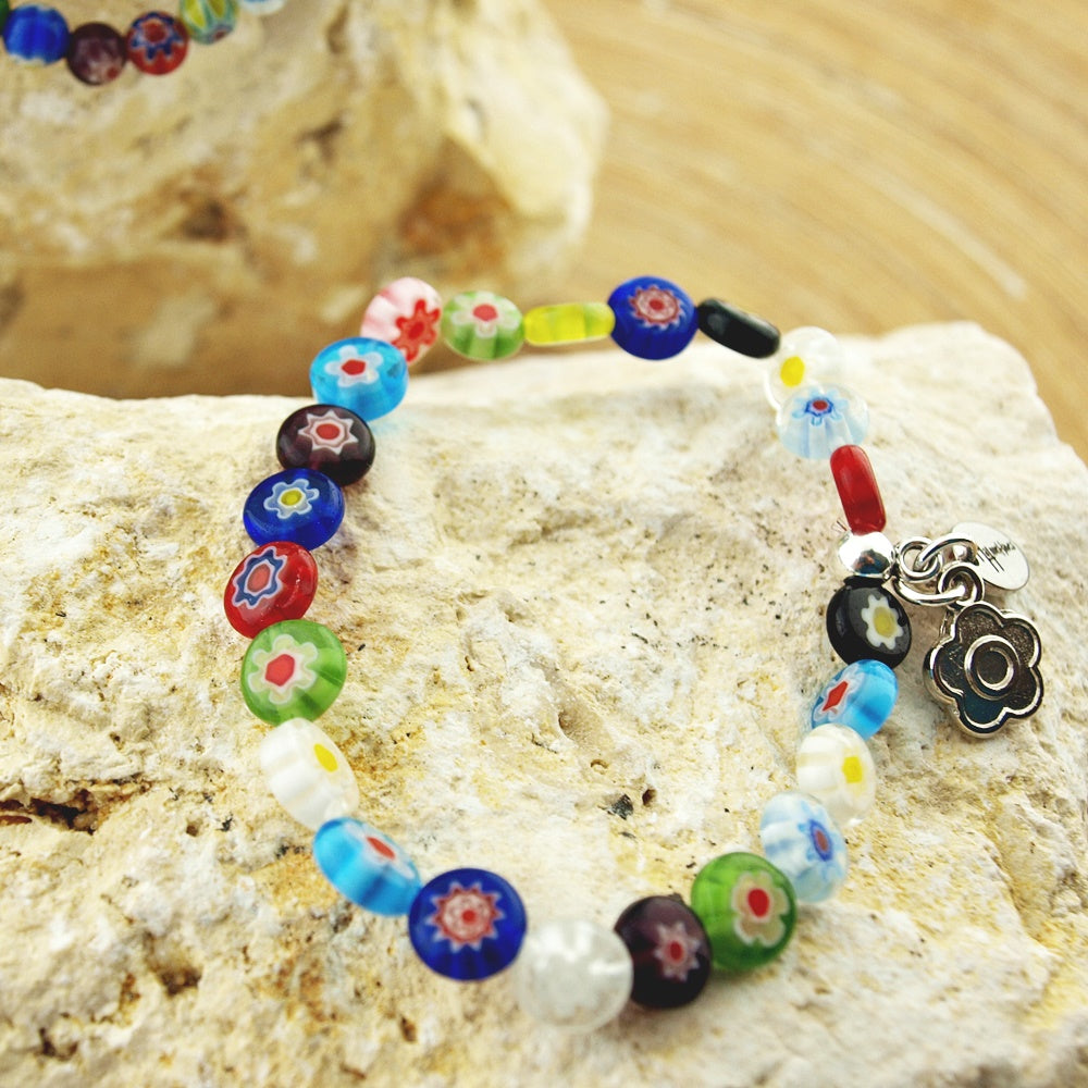 Armband Millefiori Disco