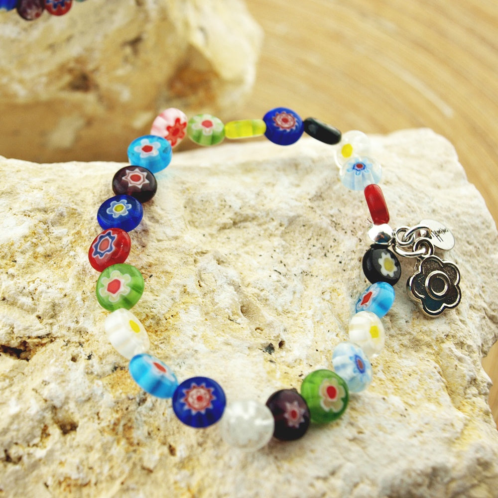 Armband Millefiori Disco