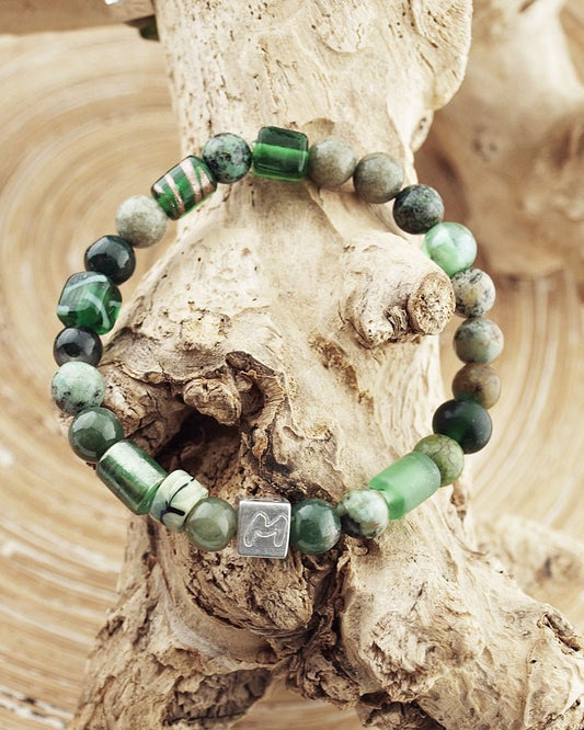 Natuursteenarmband Bohemien stijl - HanneHaves