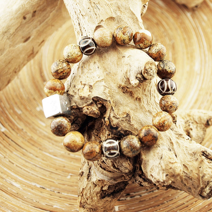 Natuursteenarmband Mario Mix