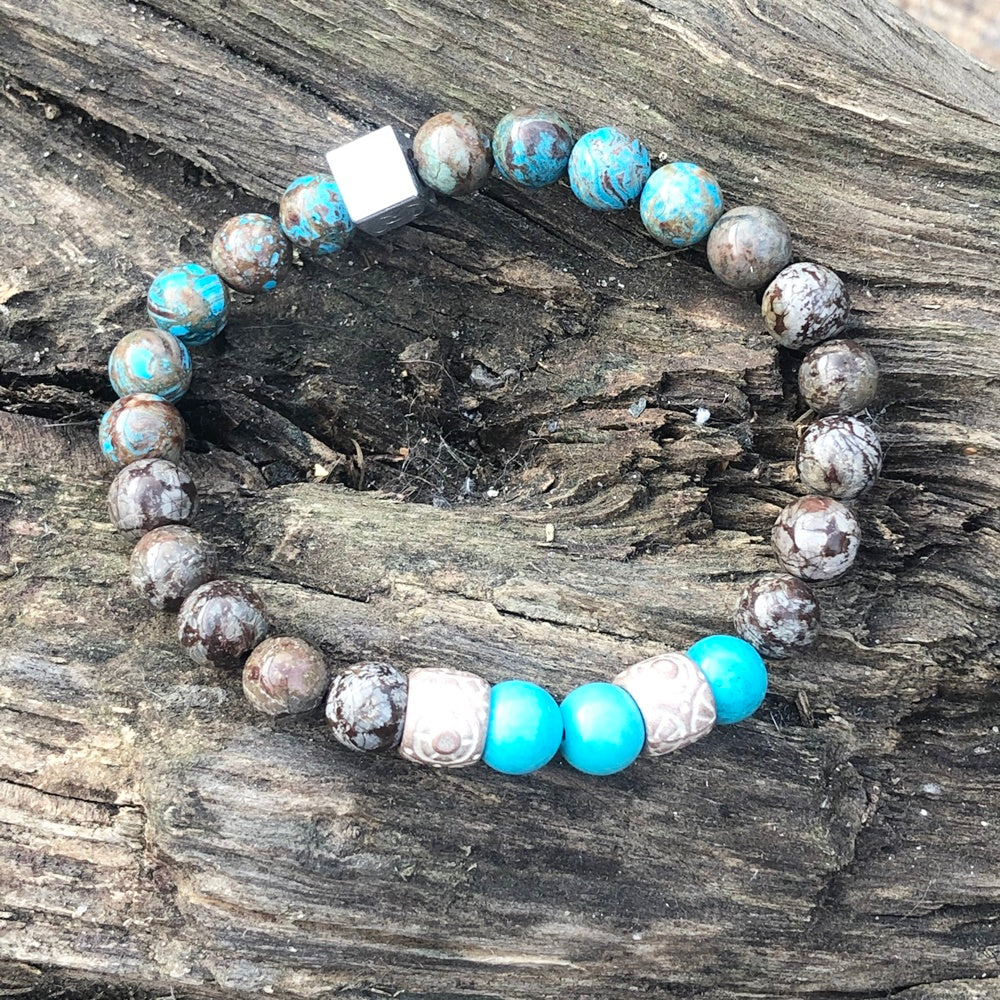 Natuursteenarmband Fernando