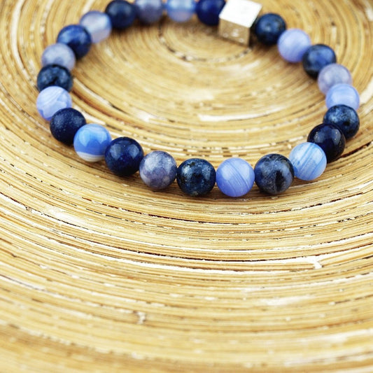 Natuursteenarmband Lorenio mix - HanneHaves