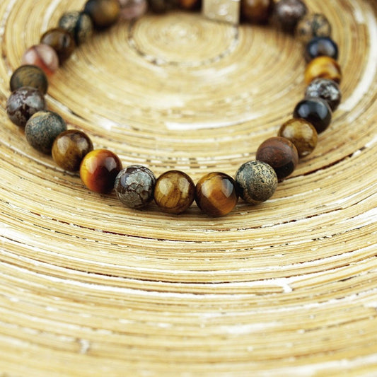 Natuursteenarmband Silvino mix - HanneHaves