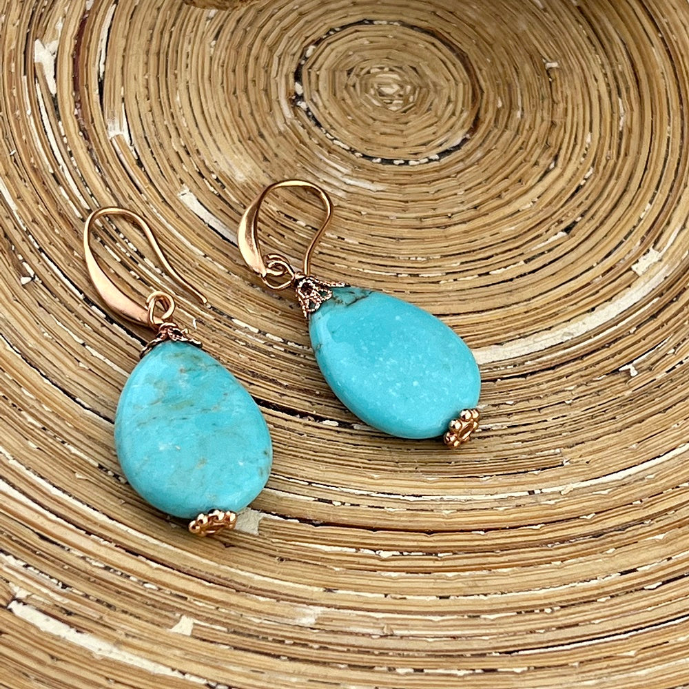 Oorbellen Turquoise Drops