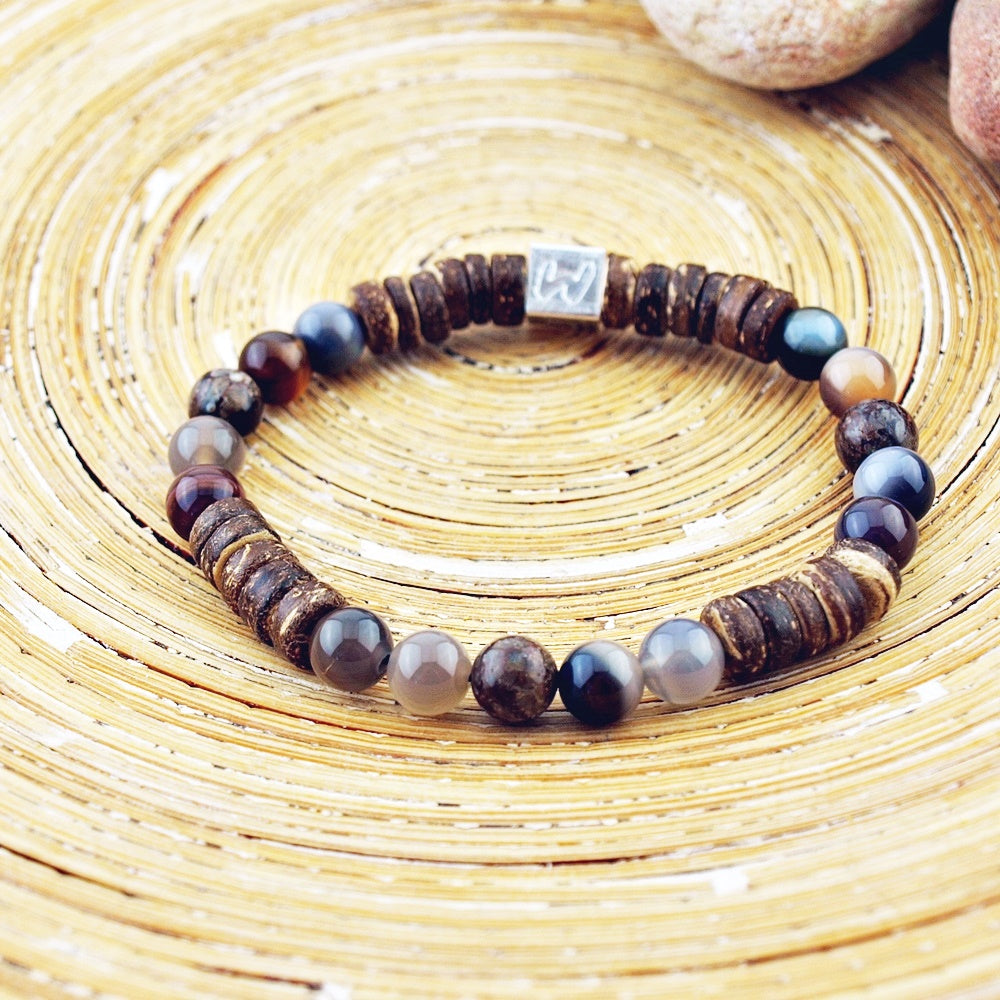 Natuursteen armband Amador