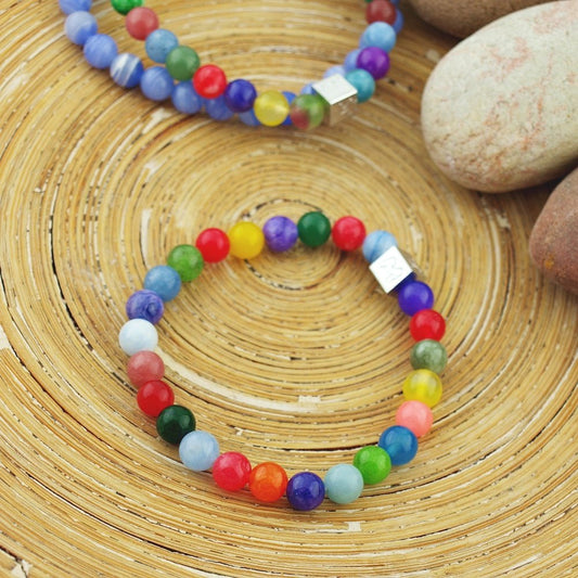 Natuursteenarmband Arcoíris - HanneHaves