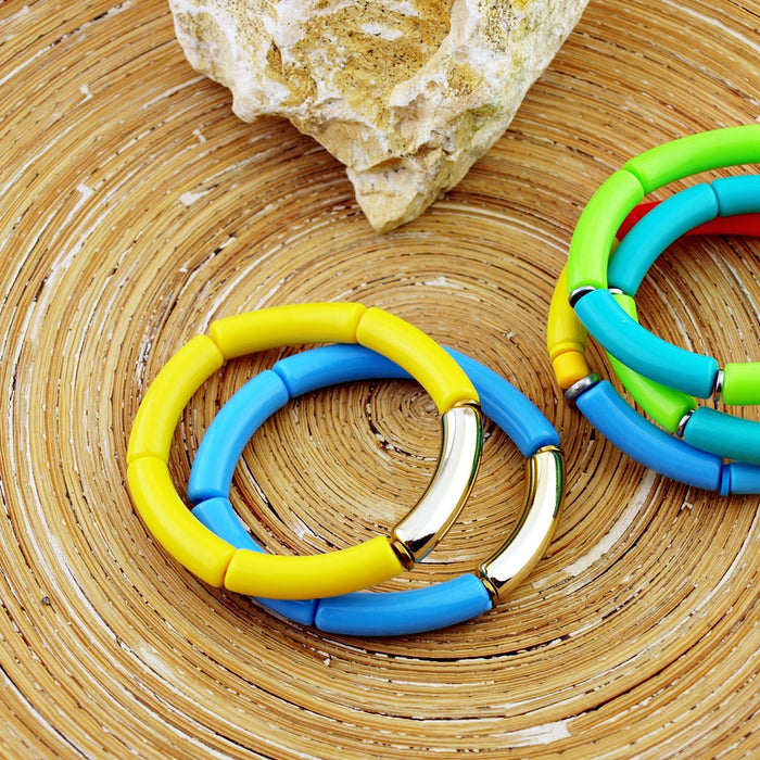 Armband Tube Spring Gold