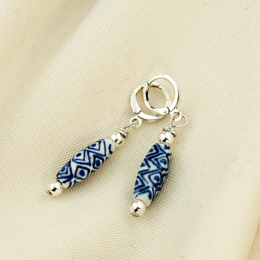 Oorbellen Delfts Blauw cuties - HanneHaves