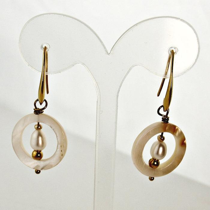 Oorbellen Pearls Sandy Cream