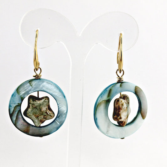 Oorbellen Starstruck Baby Blue - HanneHaves