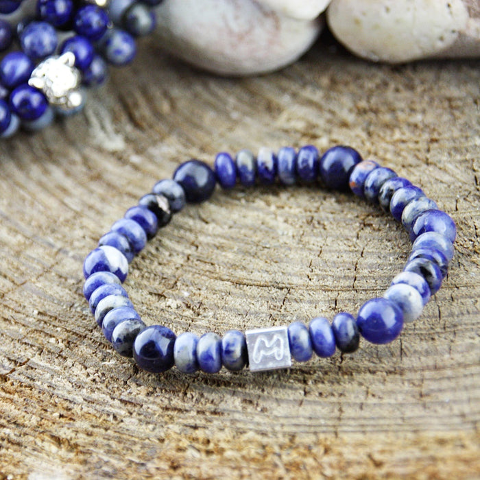 Natuursteenarmband Diego