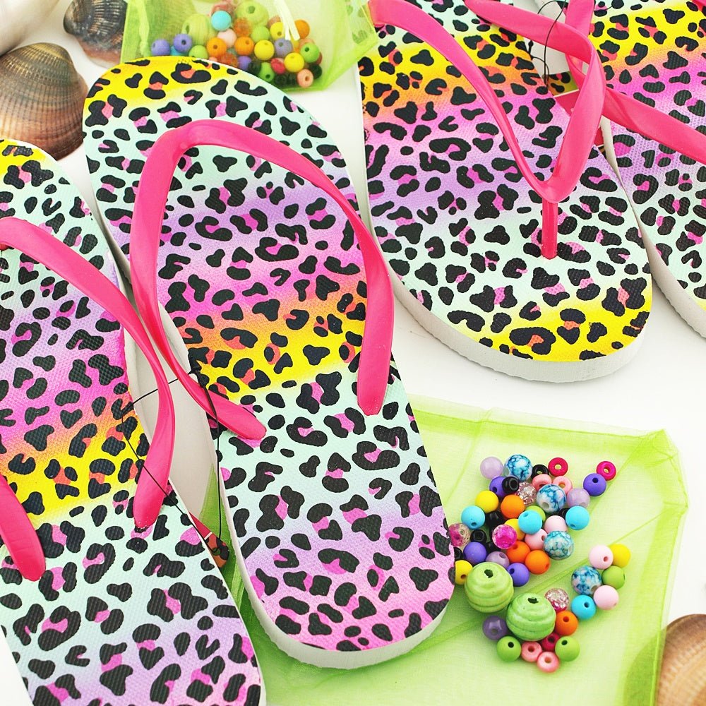 Teenslippers: Rainbow Panther DIY - HanneHaves