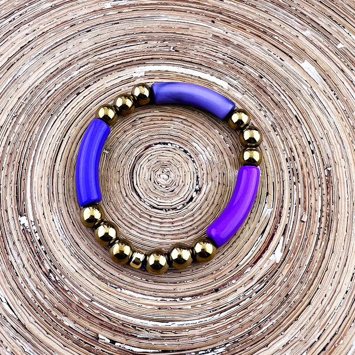Armbanden Tube mix Purple