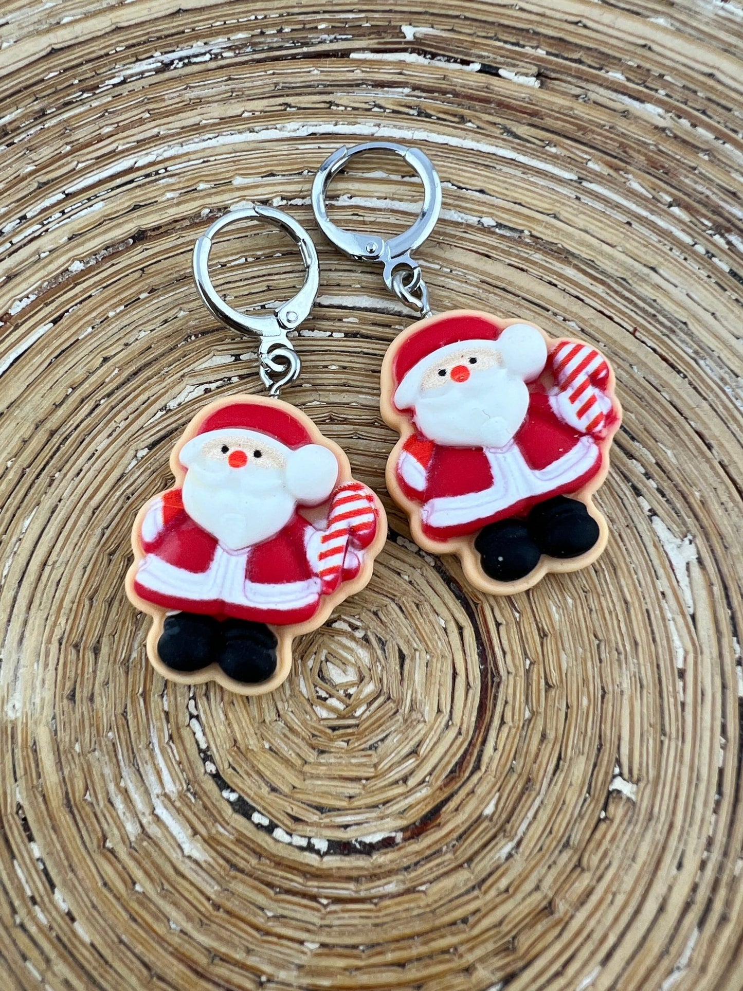 Oorbelletjes kerstman - HanneHaves