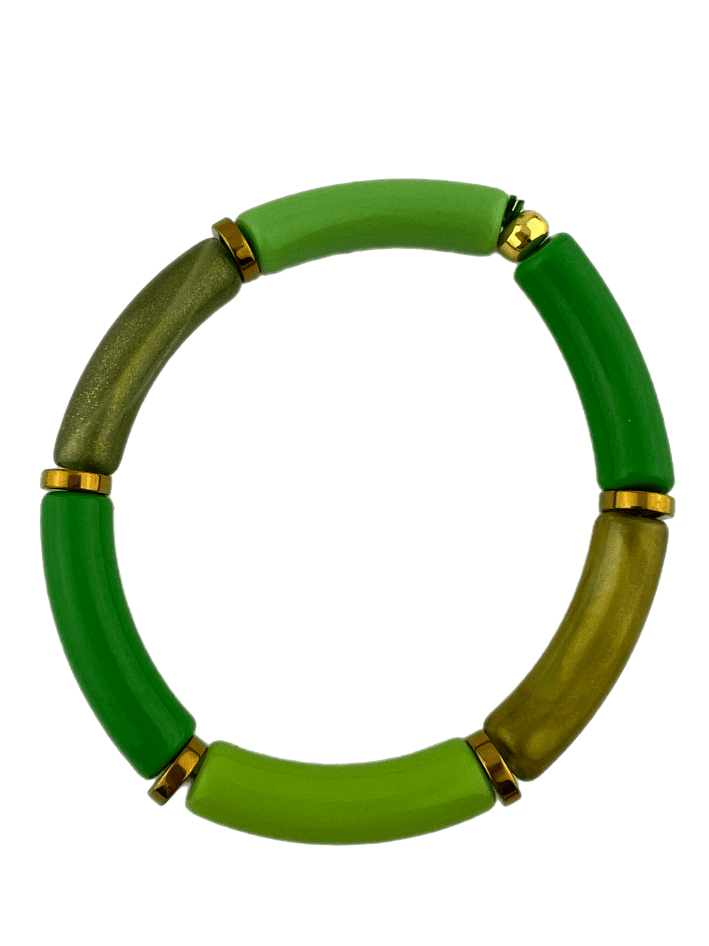 Armband Tube winterkleuren mix goud - HanneHaves