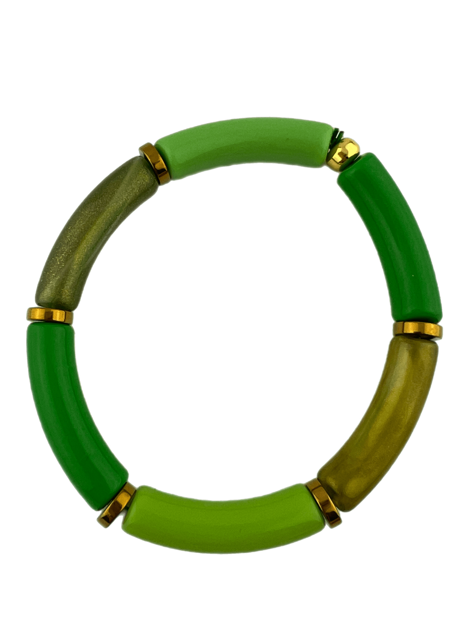 Armband Tube winterkleuren mix goud - HanneHaves