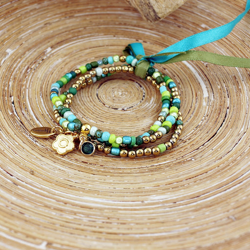 Armbandenset Fantasy Floral Green
