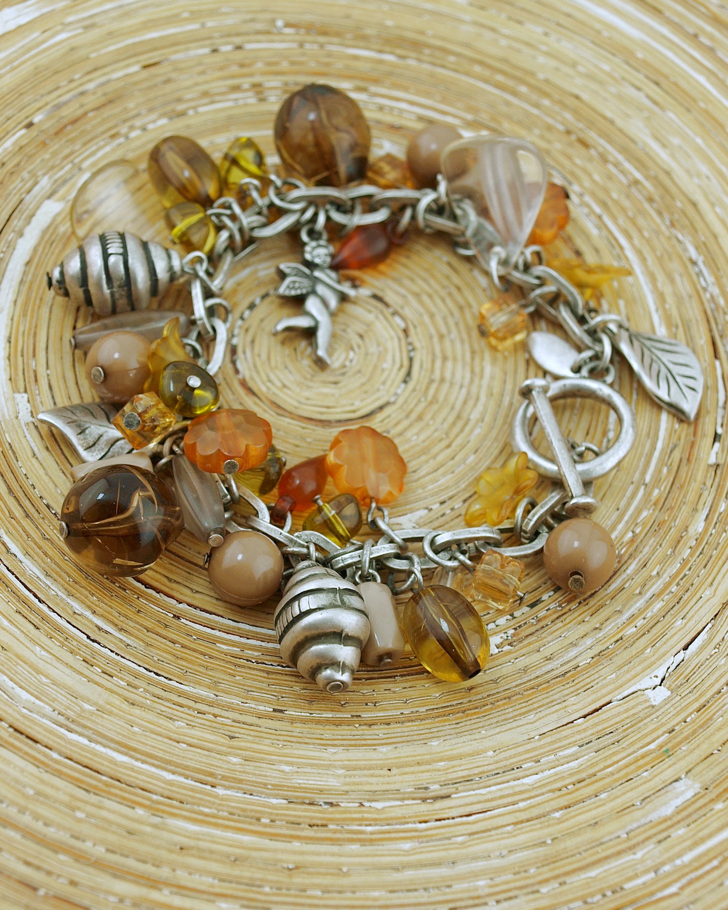 Bedel armband bruin