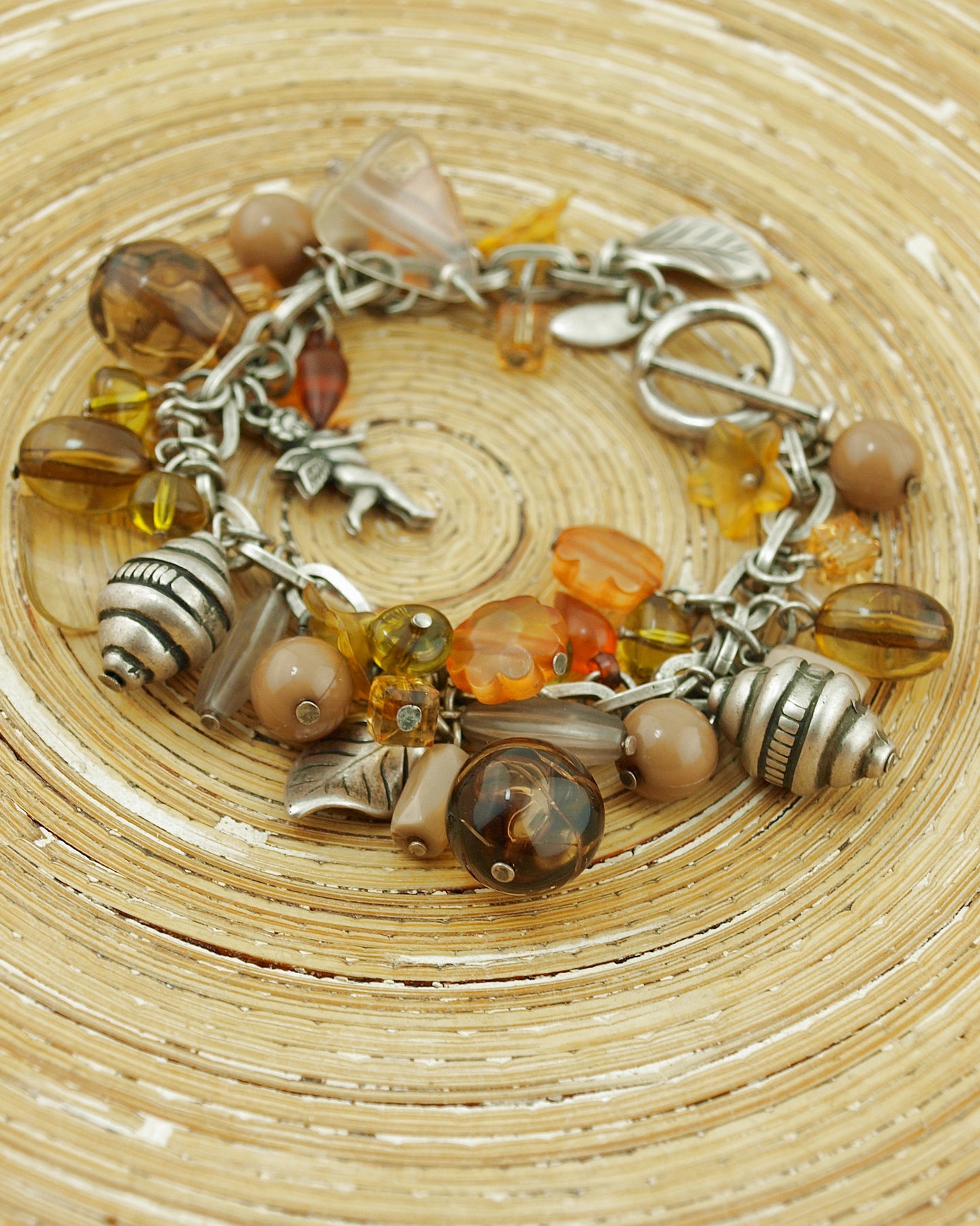 Bedel armband bruin