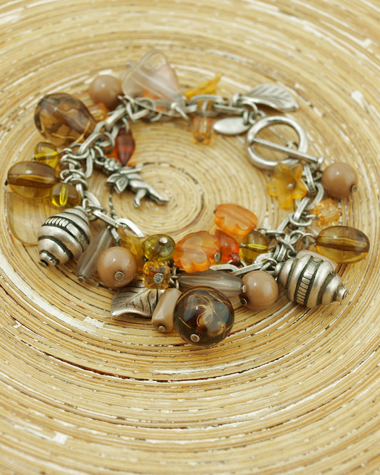 Bedel armband bruin