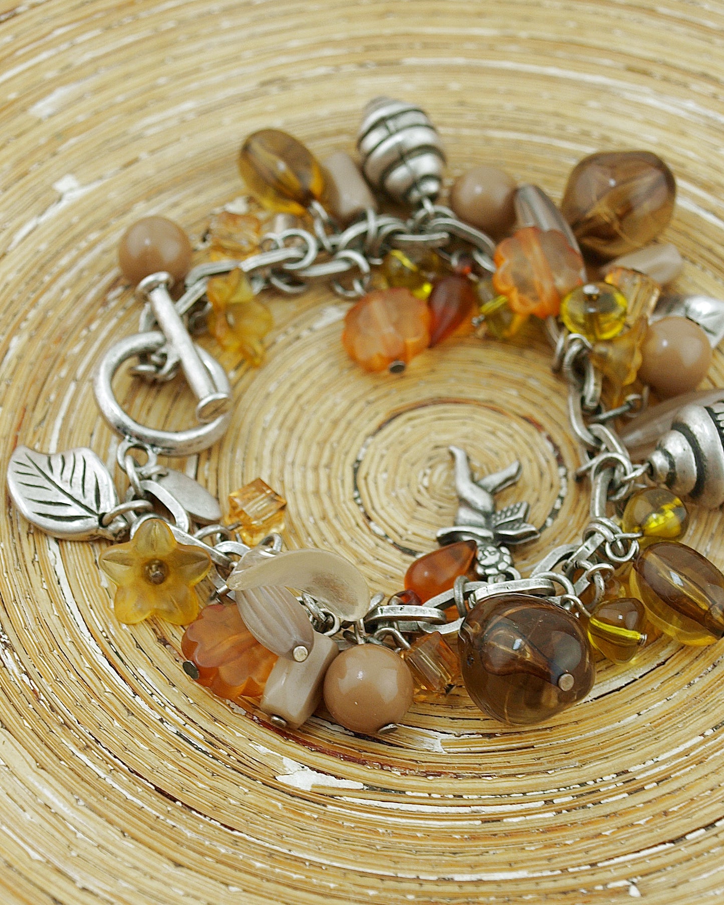 Bedel armband bruin