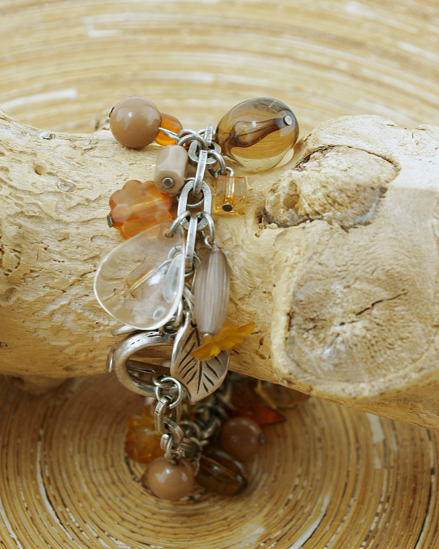 Bedel armband bruin