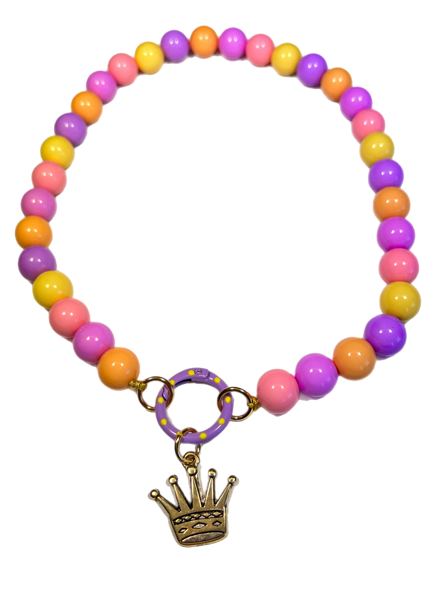 Ketting Big Beads kroon 14 mm