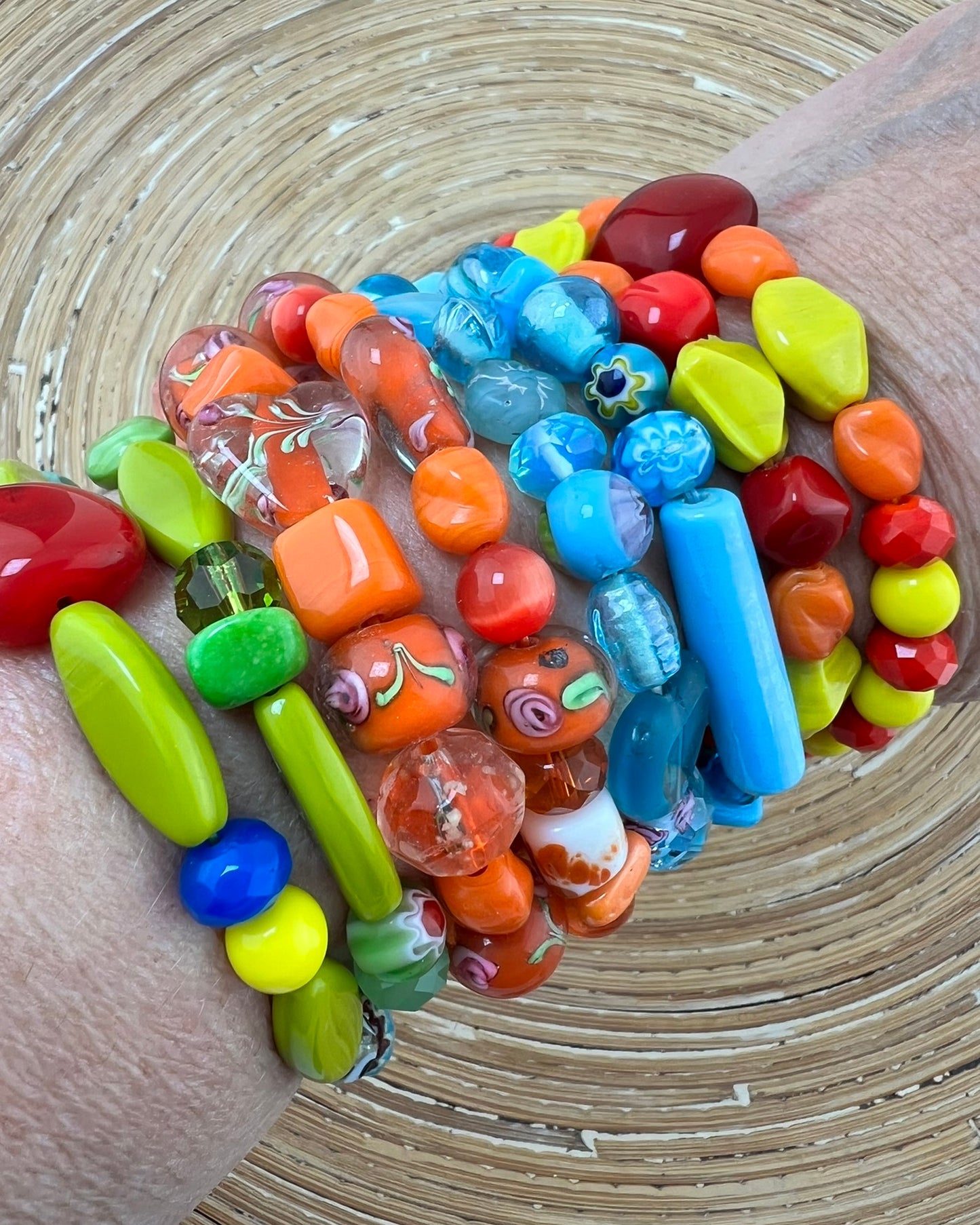 Armbandenset Bohemien Oranje