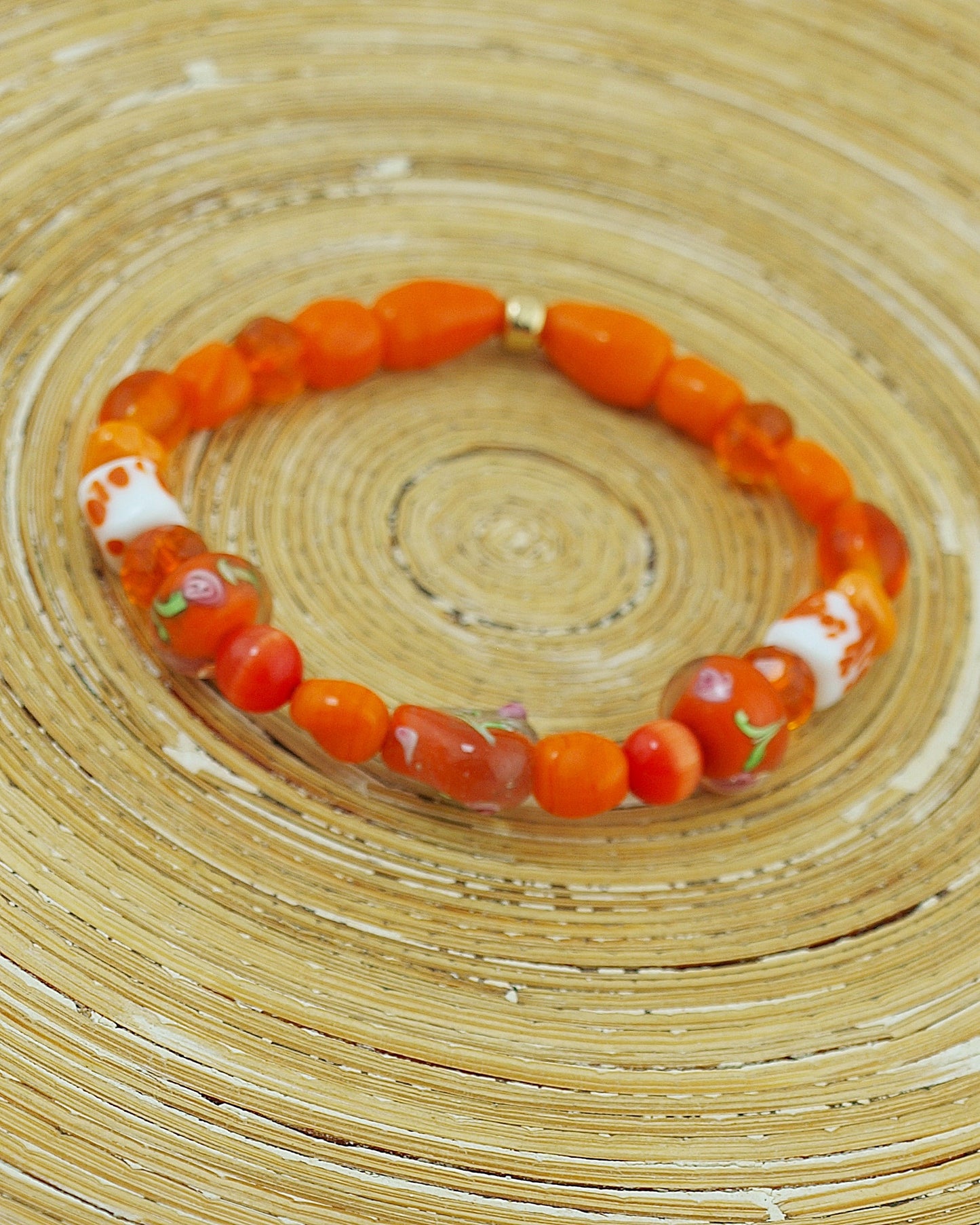 Armbandenset Bohemien Oranje