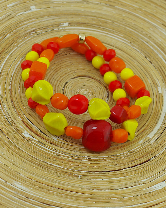 Armbandenset Bohemien Geel