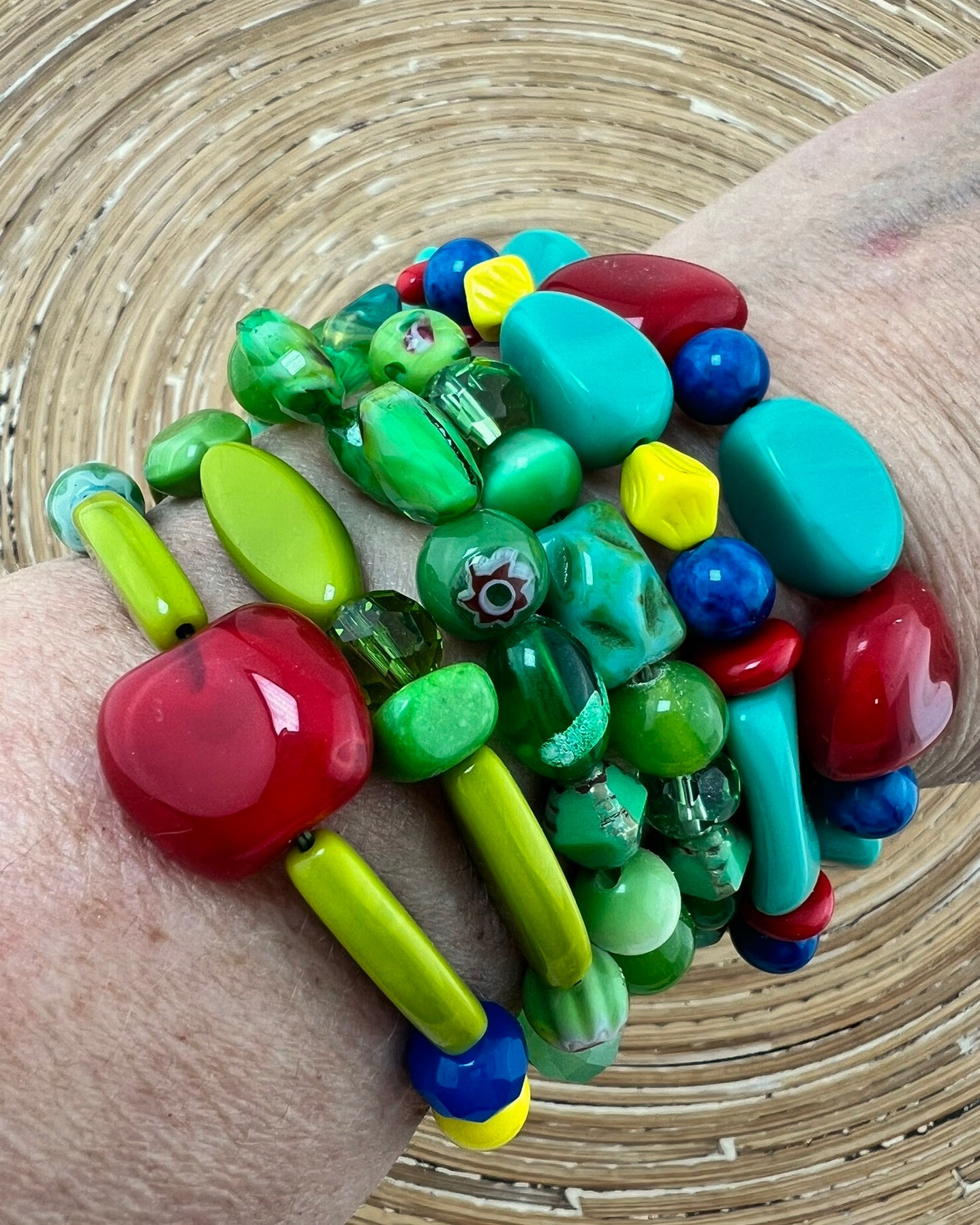 Armbandenset Bohemien Multi Color