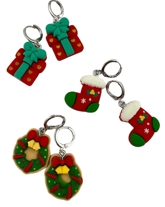 Oorbelletjes Kerstornament - HanneHaves