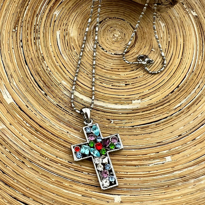 Ketting silver cross