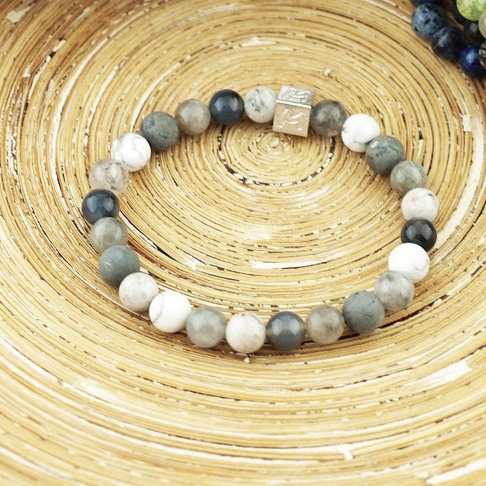 Set natuursteen armbanden Manolito