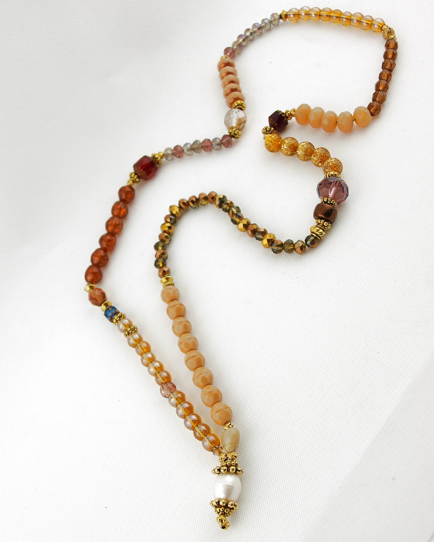 Ketting Bohemian stijl bruin