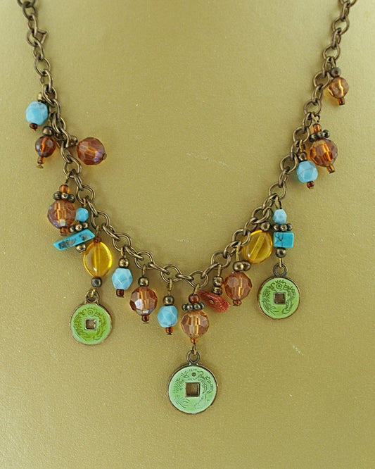 Ketting Bronze Chinees lang