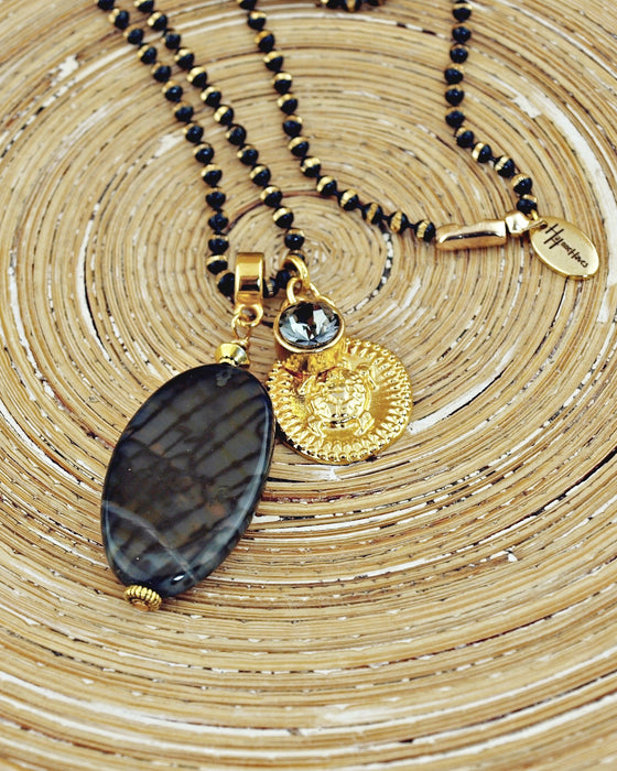 Lange ketting Kobalto Oro
