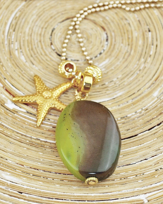Lange ketting Starfish Kerry